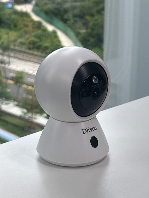 DIIVOO Baby Monitor: Wireless 360º HD + Night Vision
