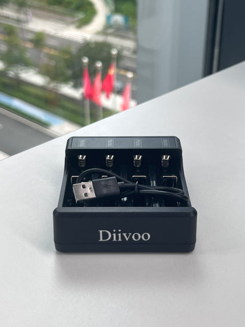 DIIVOO Smart 3.7V Li-ion Battery Charger (Lights/Fans)
