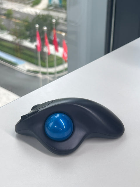 DIIVOO Computer Peripheral: Wireless Ergonomic Trackball Mouse