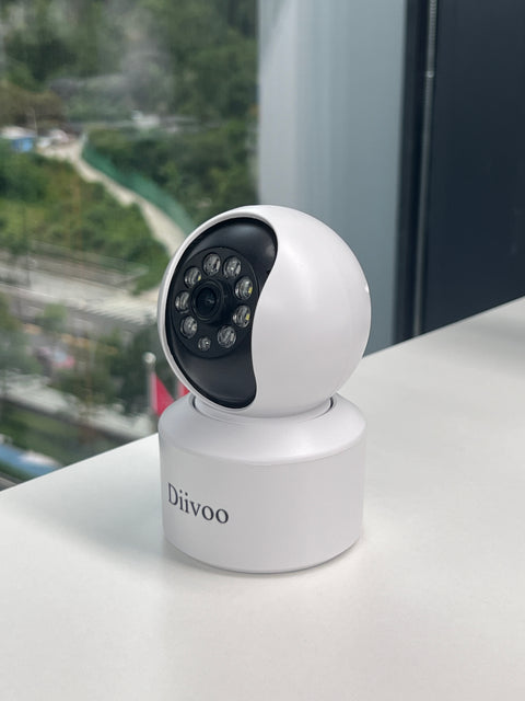 DIIVOO Plug & Play WiFi Motion Camera w/Alerts