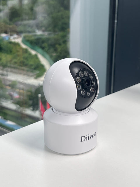 DIIVOO Plug & Play WiFi Motion Camera w/Alerts