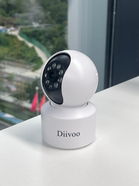 DIIVOO Plug & Play WiFi Motion Camera w/Alerts