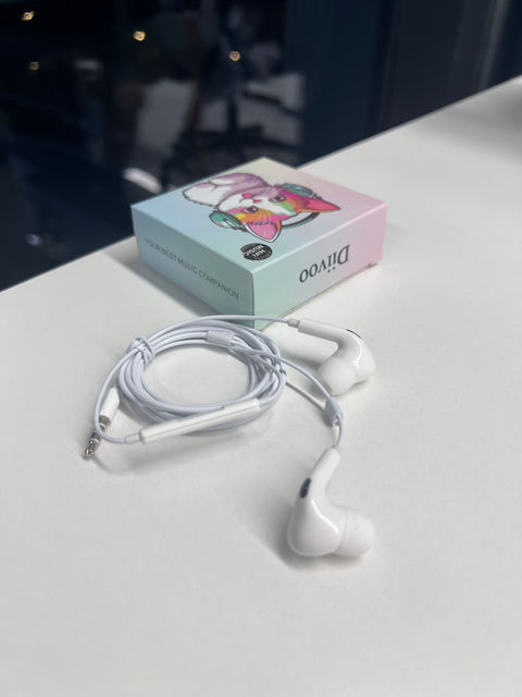 DIIVOO USB-C Wired Gaming Earbuds w/Mic