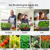 See the plants grow day-by-day: enjoy fresh herbs&vegs all year round