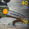 Diivoo 40V Battery Powered Chainsaw With Brushless Motor