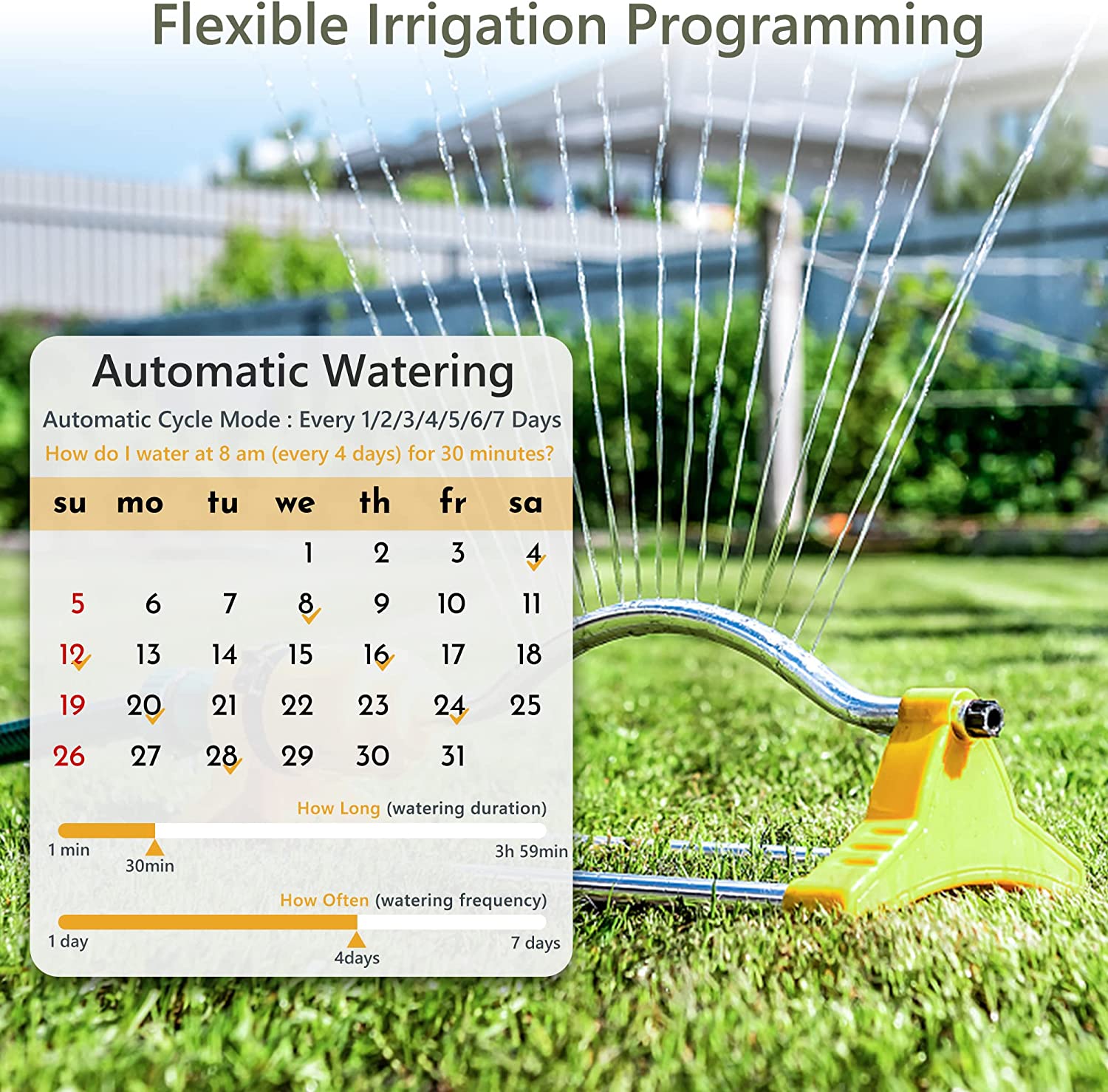 Diivoo Programmable Water Hose Timer 2 Outlet for Garden Diivoo