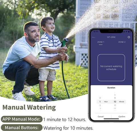 Diivoo Smart Water Hose Timer Compatible with Alexa and Google