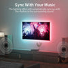 Sync With Your Music: The lighting effect will automatically sync up with the rhythm of the surrounding sound.